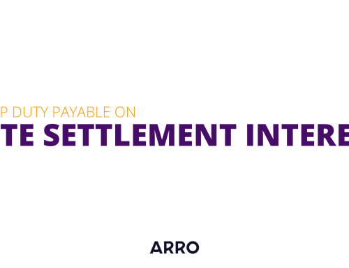 Stamp Duty Payable on Late Settlement Interest
